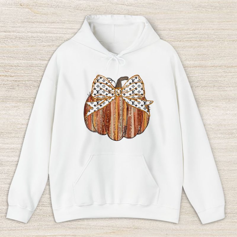 Colorful Coquette Gold Glitter Pumpkin Louis Vuitton Unisex Hoodie TAH17725