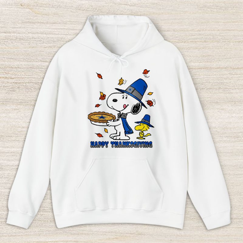 Dallas Cowboys Happy Thanksgiving NFL Thanksgiving Snoopy Gift Unisex Hoodie TAH17936