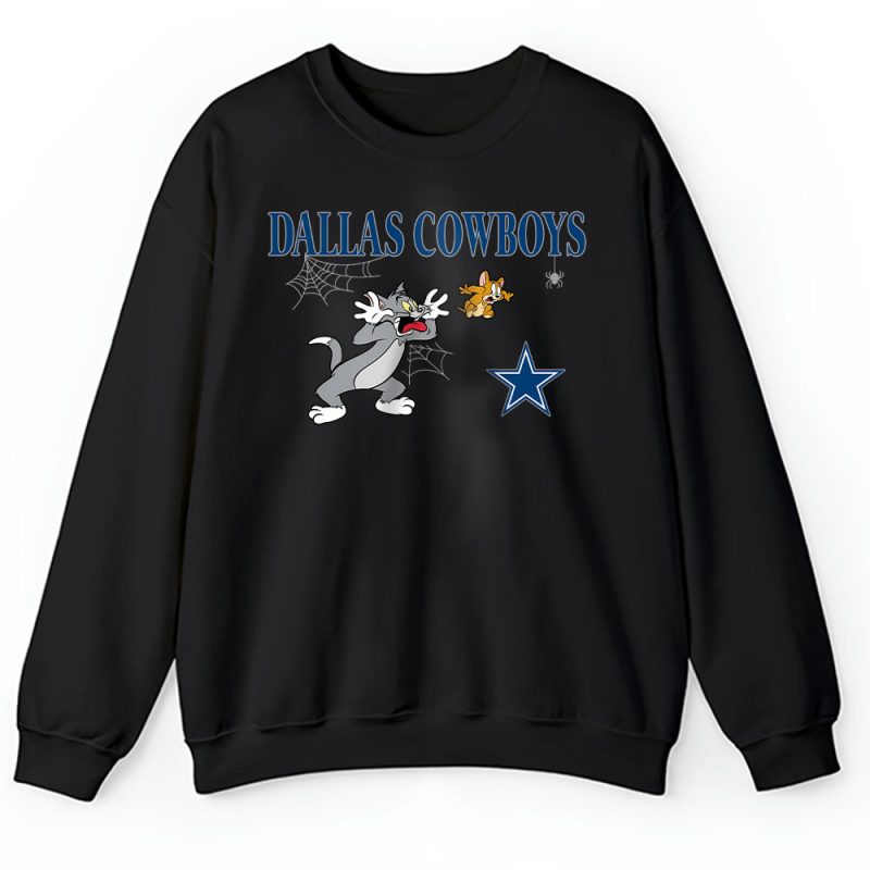 Dallas Cowboys x Halloween Masquerade NFL x Tom And Jerry Unisex Sweatshirt TAS16942