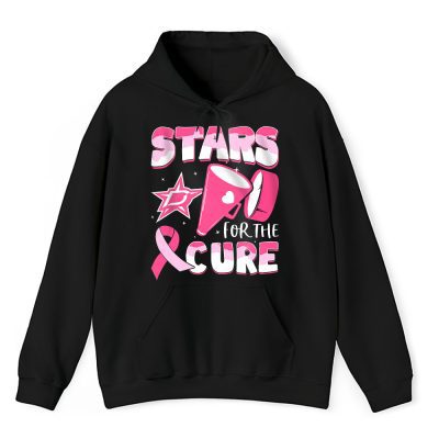 Dallas Stars Support Cancer Warrior Cancer Awareness Breast Cancer Gift Unisex Hoodie TAH17796