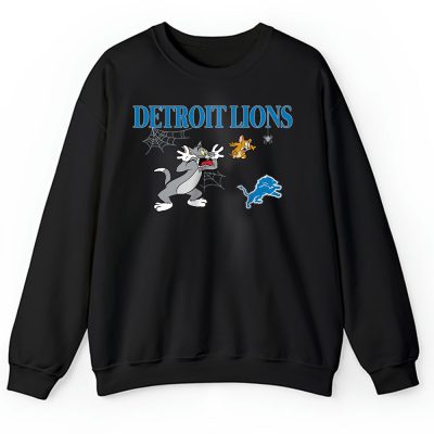 Detroit Lions x Halloween Masquerade NFL x Tom And Jerry Unisex Sweatshirt TAS16944