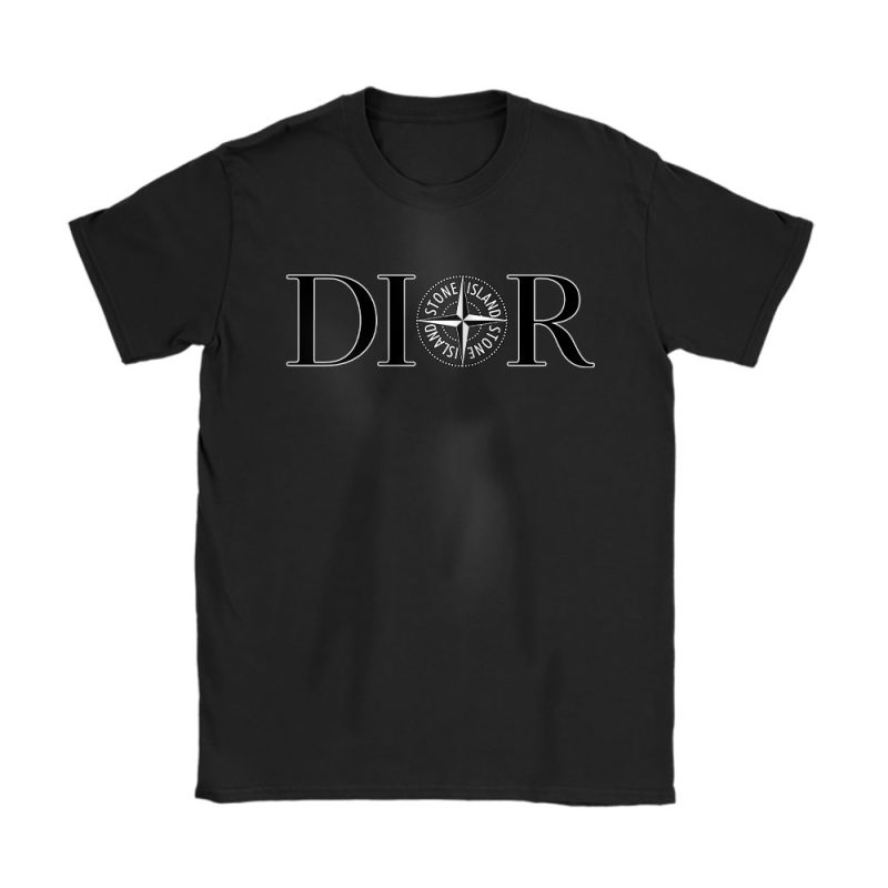 Dior And Stone Island Dior Unisex T-Shirt Cotton Tee TAT19602