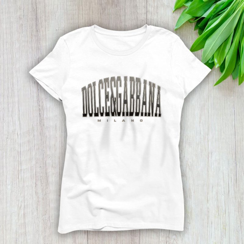 Dolce & Gabbana Logo Print Dolce & Gabbana Lady T-Shirt Women Tee LTL19484