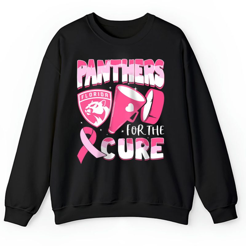 Florida Panthers Support Cancer Warrior Cancer Awareness Breast Cancer Gift Unisex Sweatshirt TAS17802