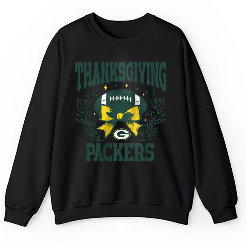 Green Bay Packers Happy Thanksgiving NFL Thanksgiving Gift Unisex Sweatshirt TAS18457