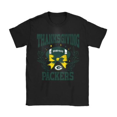 Green Bay Packers Happy Thanksgiving NFL Thanksgiving Gift Unisex T-Shirt Cotton Tee TAS18457