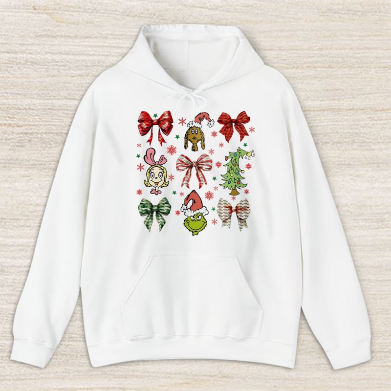 Grinmas Coquette Bow Christmas Season Moschino Unisex Sweatshirt TAT19339