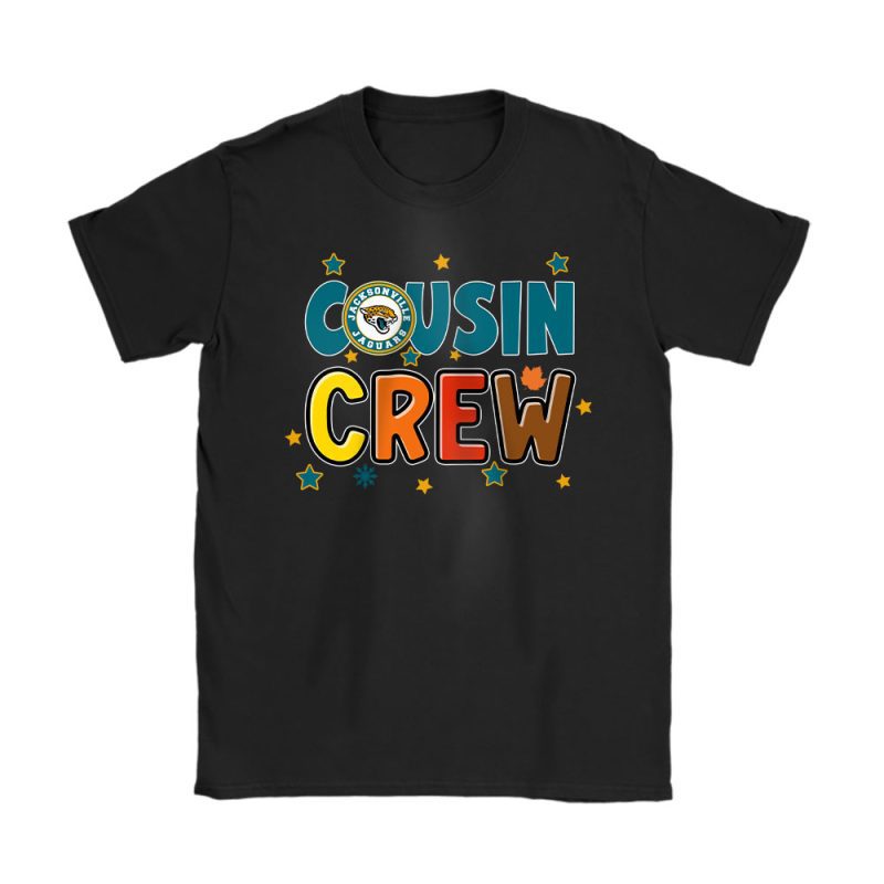 Jacksonville Jaguars Happy Thanksgiving NFL Cousin Crew Unisex T-Shirt Cotton Tee TAS19113