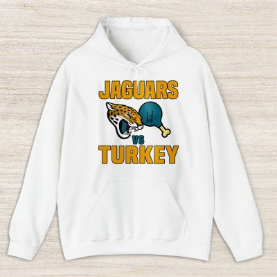 Jacksonville Jaguars Happy Thanksgiving NFL Gift Turkey Vs Jaguars Unisex Hoodie TAH18507