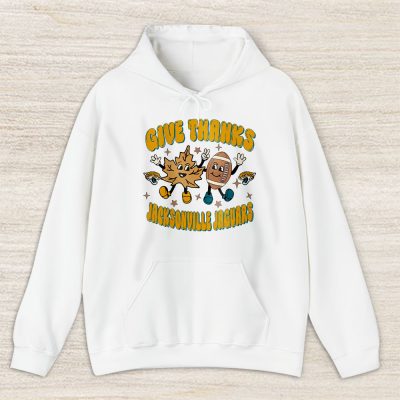 Jacksonville Jaguars Happy Thanksgiving NFL Give Thanks Gift For Fan Unisex Hoodie TAH18495