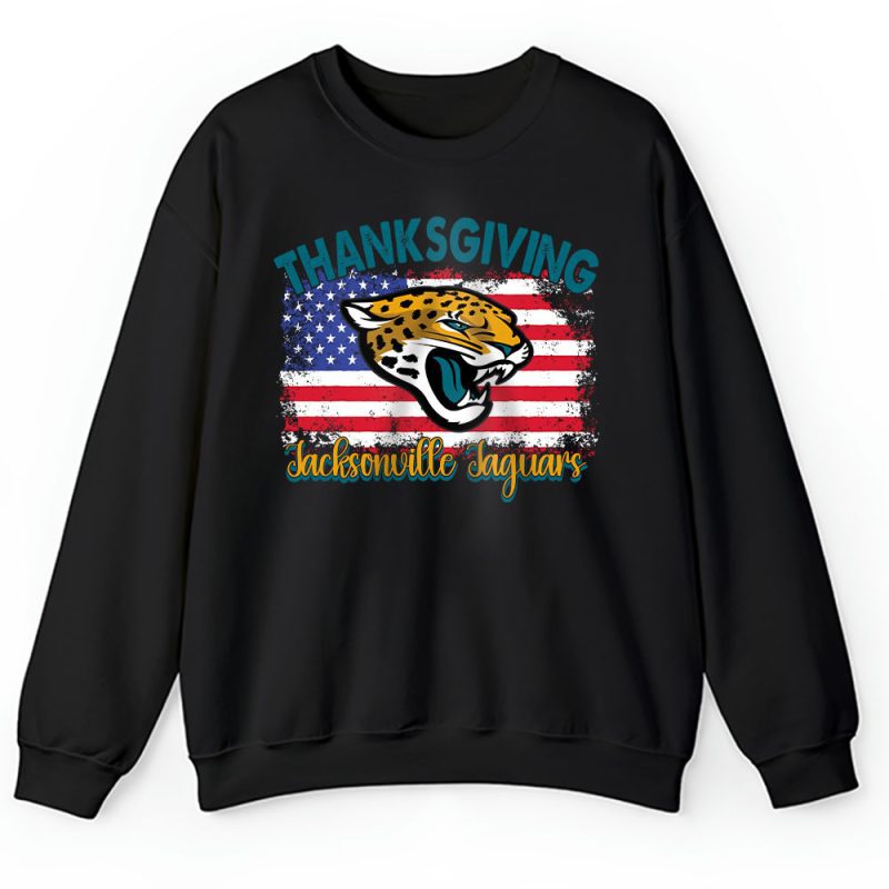 Jacksonville Jaguars Happy Thanksgiving NFL Thanksgiving Gift Unisex Sweatshirt TAS18504