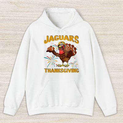 Jacksonville Jaguars Happy Thanksgiving NFL Thanksgiving Turkey Gooble Gift Unisex Hoodie TAH18494