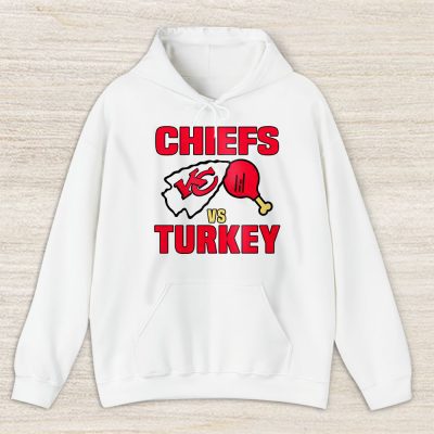 Kansas City Chiefs Happy Thanksgiving NFL Gift Turkey Vs Chiefs Unisex Hoodie TAH18523