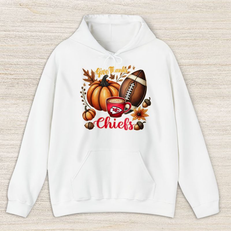 Kansas City Chiefs Happy Thanksgiving NFL Give Thanks Chiefs Unisex Hoodie TAH18515