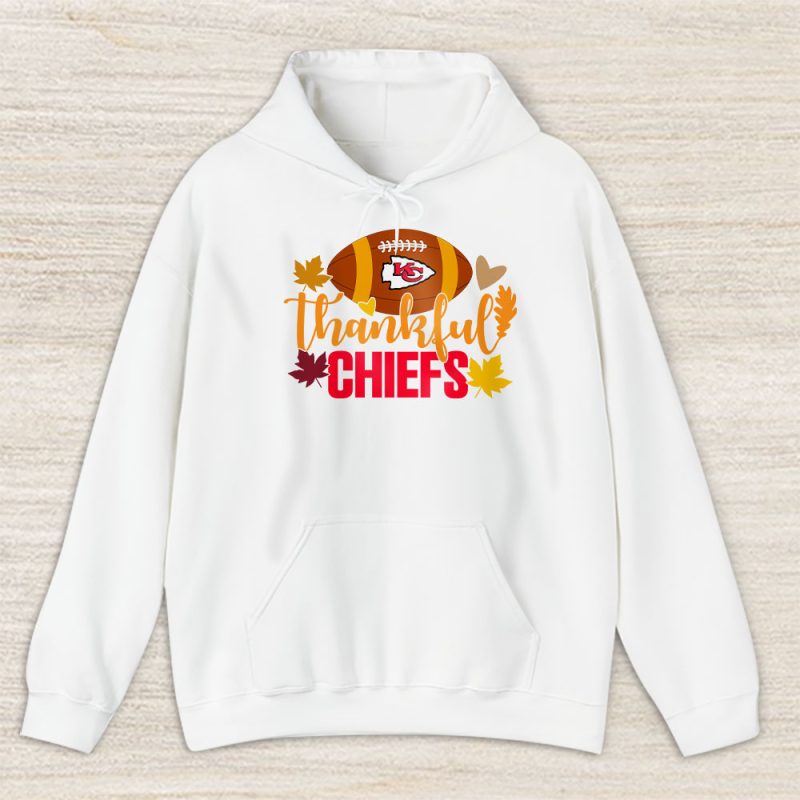 Kansas City Chiefs Happy Thanksgiving NFL Thankful For Chiefs Unisex Hoodie TAH18517