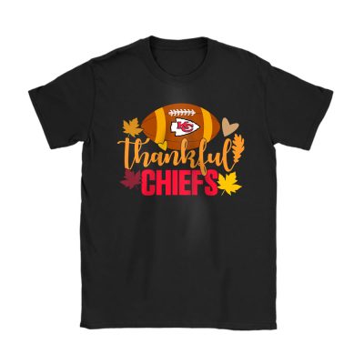 Kansas City Chiefs Happy Thanksgiving NFL Thankful For Chiefs Unisex T-Shirt Cotton Tee TAS18517