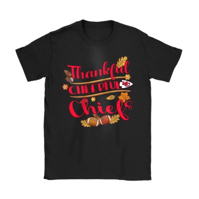 Kansas City Chiefs Happy Thanksgiving NFL Thankful Gift Cheerful Football Unisex T-Shirt Cotton Tee TAS18508