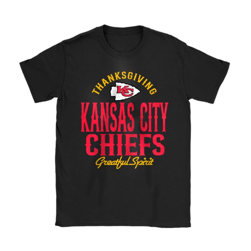 Kansas City Chiefs Happy Thanksgiving NFL Thanksgiving Gift Unisex T-Shirt Cotton Tee TAS18519