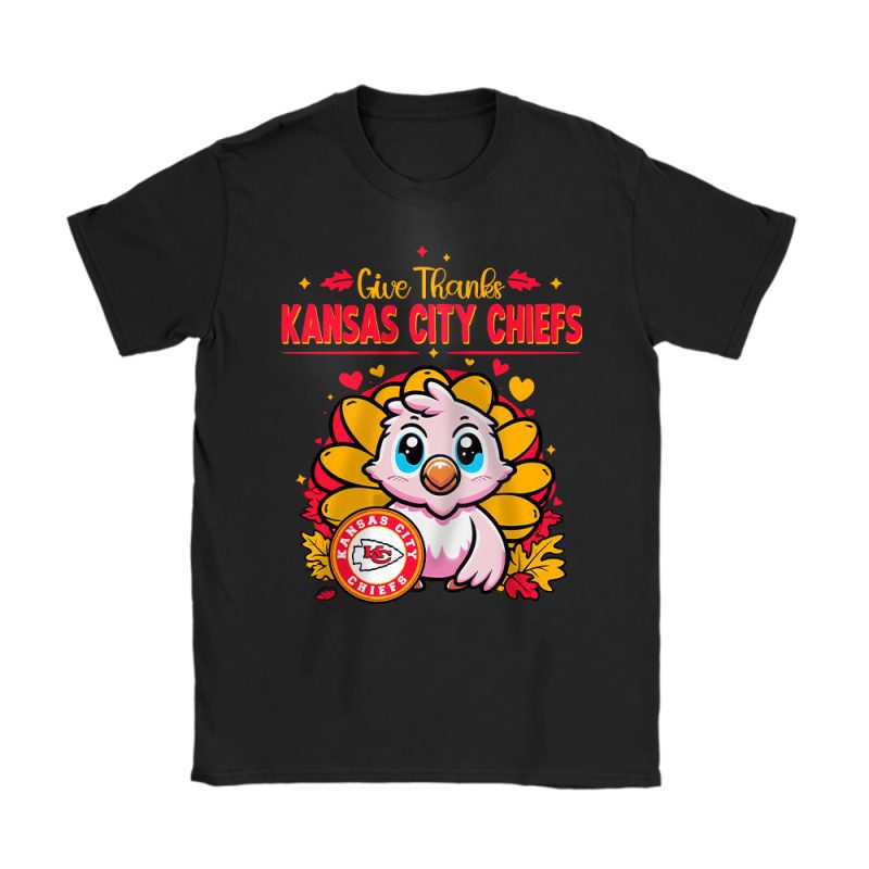 Kansas City Chiefs Happy Thanksgiving NFL Thanksgiving Turkey Gift Unisex T-Shirt Cotton Tee TAS18514