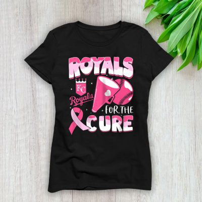 Kansas City Royals Support Cancer Warrior Cancer Awareness Breast Cancer Gift Lady T-Shirt Women Tee LTL17807