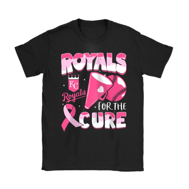 Kansas City Royals Support Cancer Warrior Cancer Awareness Breast Cancer Gift Unisex T-Shirt Cotton Tee TAT17807