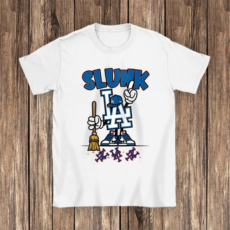 LA Dodgers Slunk NY Mets Baseball Gift For Fan Unisex T-Shirt Cotton Tee TAS19449