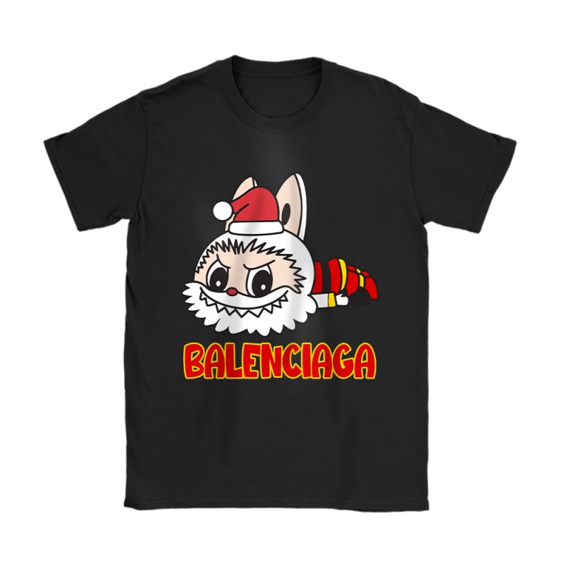Labubu Christmas Eve Balenciaga Unisex T-Shirt Cotton Tee TAT17000