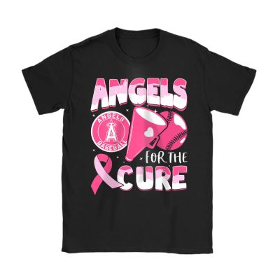 Los Angeles Angels Support Cancer Warrior Cancer Awareness Breast Cancer Gift Unisex T-Shirt Cotton Tee TAT17808