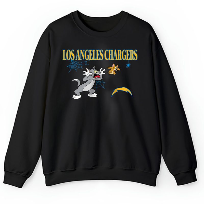 Los Angeles Chargers x Halloween Masquerade NFL x Tom And Jerry Unisex Sweatshirt TAS16950