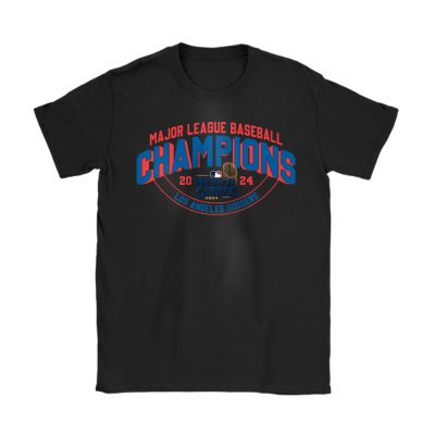 Los Angeles Dodgers Champions National League 2024 World Series Unisex T-Shirt Cotton Tee TAT19543