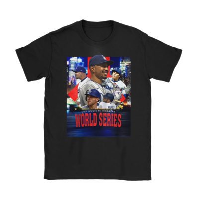 Los Angeles Dodgers Champions National League 2024 World Series Unisex T-Shirt Cotton Tee TAT19546