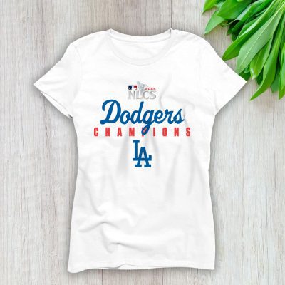 Los Angeles Dodgers Team Baseball 2024 NLCS Dodgers Champions Lady T-Shirt Women Tee LTL19454