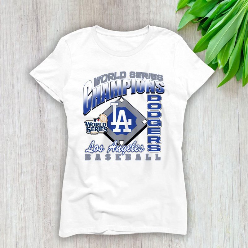 Los Angeles Dodgers Team MLB National League 2024 World Series Lady T-Shirt Women Tee LTL19554