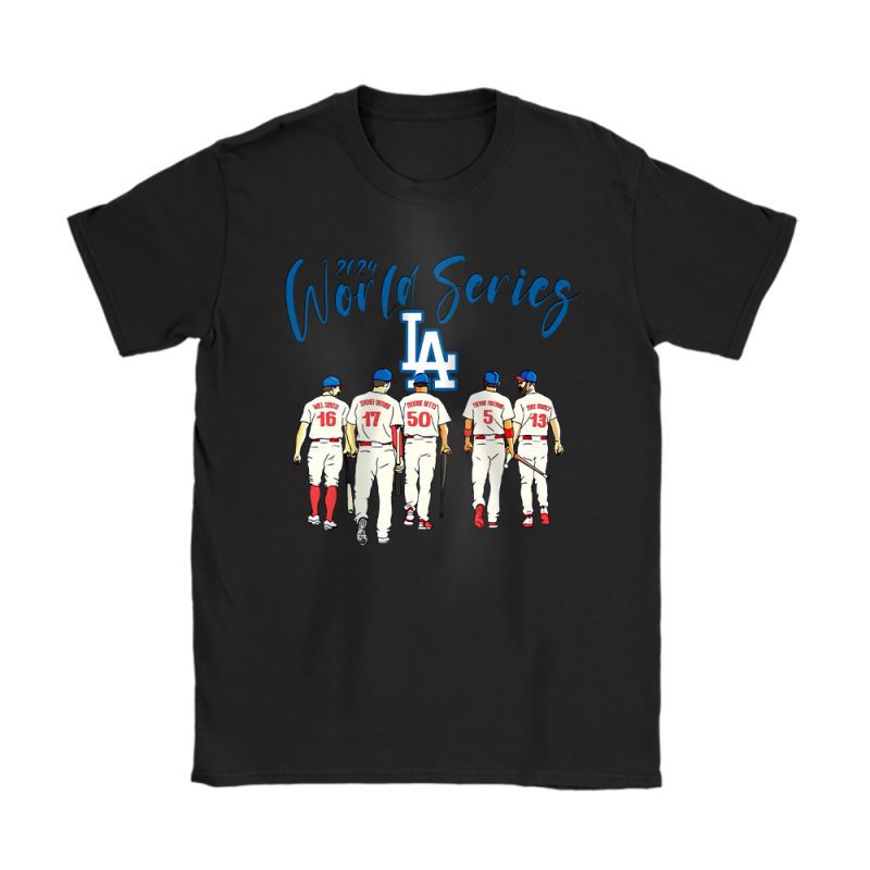 Los Angeles Dodgers Team MLB National League 2024 World Series Unisex T-Shirt Cotton Tee TAT19540