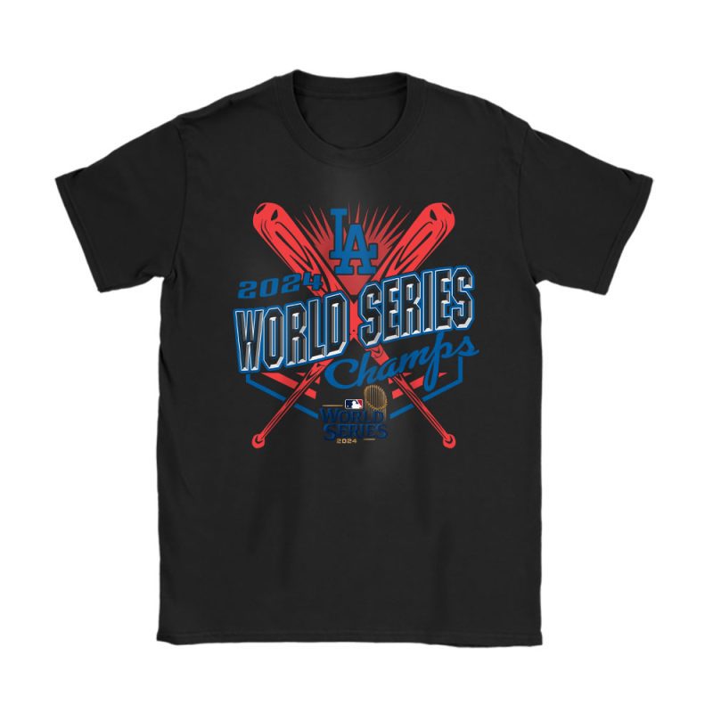 Los Angeles Dodgers Team MLB National League 2024 World Series Unisex T-Shirt Cotton Tee TAT19553