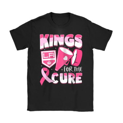 Los Angeles Kings Support Cancer Warrior Cancer Awareness Breast Cancer Gift Unisex T-Shirt Cotton Tee TAT17811