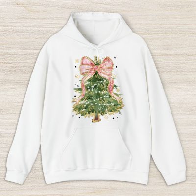 Merry Christmas Coquette Bow Christmas Tree Dior Unisex Hoodie TAH19494