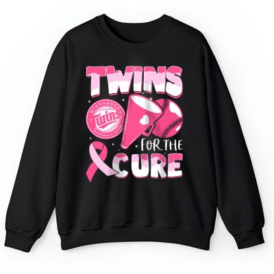 Minnesota Twins Support Cancer Warrior Cancer Awareness Breast Cancer Gift Unisex Sweatshirt TAS17821