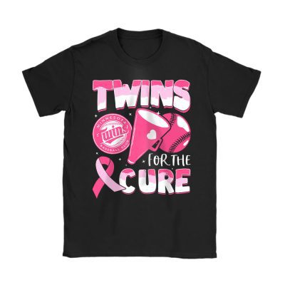 Minnesota Twins Support Cancer Warrior Cancer Awareness Breast Cancer Gift Unisex T-Shirt Cotton Tee TAT17821