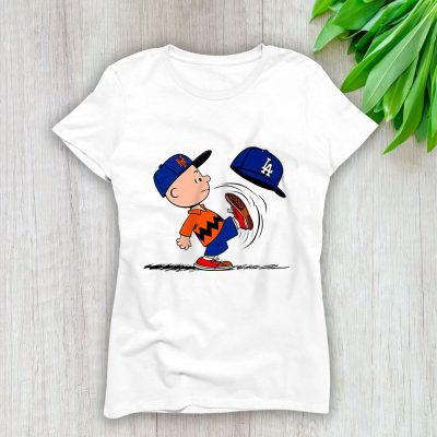 NY Mets Team Defeat LA Dodgers Baseball Gift For Fan Lady T-Shirt Women Tee LTL19472