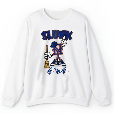 NY Mets Team Slunk LA Dodgers Baseball Gift For Fan Unisex Sweatshirt TAT19471