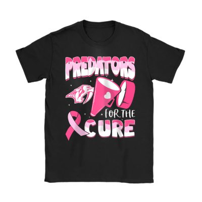 Nashville Predators Support Cancer Warrior Cancer Awareness Breast Cancer Gift Unisex T-Shirt Cotton Tee TAT17825