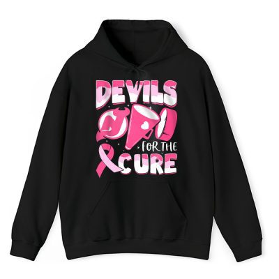 New Jersey Devils Support Cancer Warrior Cancer Awareness Breast Cancer Gift Unisex Hoodie TAH17823