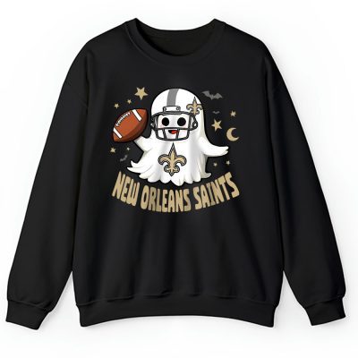 New Orleans Saints Happy Halloween NFL Cute Ghost Football Unisex Sweatshirt TAS18930