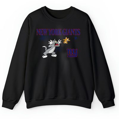 New York Giants x Halloween Masquerade NFL x Tom And Jerry Unisex Sweatshirt TAS16957