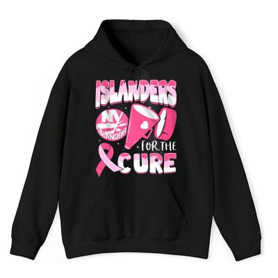 New York Islanders Support Cancer Warrior Cancer Awareness Breast Cancer Gift Unisex Hoodie TAH17826