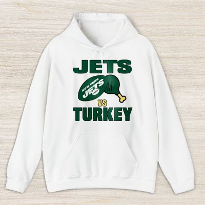 New York Jets Happy Thanksgiving NFL Gift Turkey Vs Jets Unisex Hoodie TAH18667