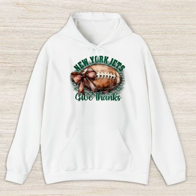 New York Jets Happy Thanksgiving NFL Give Thanks Jets Unisex Hoodie TAH18660