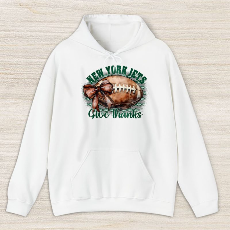 New York Jets Happy Thanksgiving NFL Give Thanks Jets Unisex Hoodie TAH18660