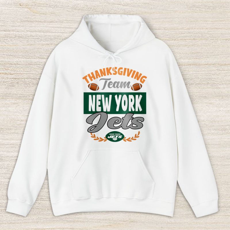 New York Jets Happy Thanksgiving NFL Thanksgiving Gift Unisex Hoodie TAH18653